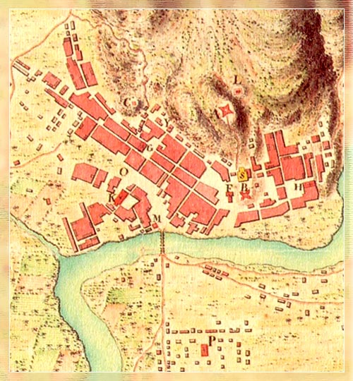Plano de la ciudad de Cumaná de Agustín Crame del año de 1777 | Turismo Sucre | Sucre Tours