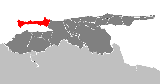 Mapa del Municipio Cruz Salmerón Acosta, estado Sucre