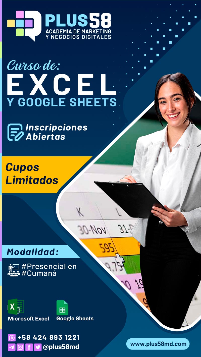 Ver más sobre Curso de Excel en Cumaná