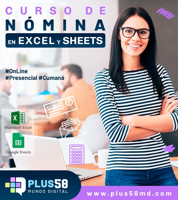 Ver más sobre Curso de Nómina en Excel en Cumaná