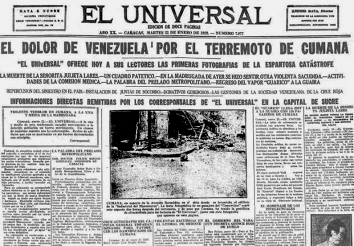 Terremoto Cumaná 1929